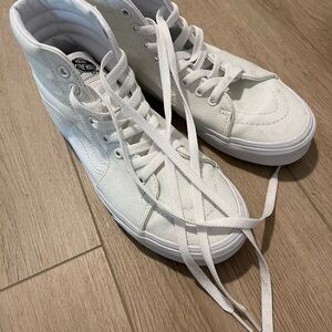Vans White High-Top Sneakers